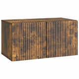 vidaXL Wandmontage TV-kast Zwart 59,5 x 41 x 30 cm Bewerkt hout