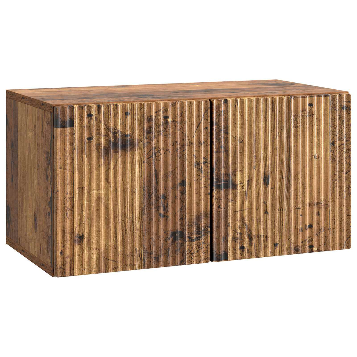 vidaXL Wandmontage TV-kast Zwart 59,5 x 41 x 30 cm Bewerkt hout