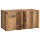 vidaXL Wandmontage TV-kast Zwart 59,5 x 41 x 30 cm Bewerkt hout