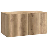 vidaXL Wandmontage TV-kast Zwart 59,5 x 41 x 30 cm Bewerkt hout