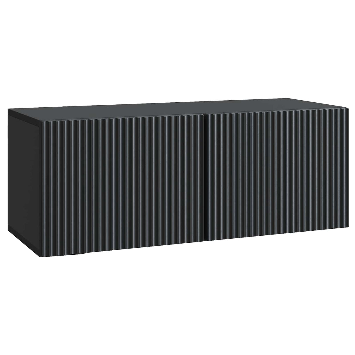 vidaXL Wandmontage TV-kast Zwart 59,5 x 41 x 30 cm Bewerkt hout