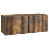 vidaXL Wandmontage TV-kast Zwart 59,5 x 41 x 30 cm Bewerkt hout