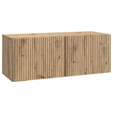 vidaXL Wandmontage TV-kast Zwart 59,5 x 41 x 30 cm Bewerkt hout