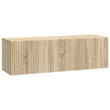 vidaXL Wandmontage TV-kast Zwart 59,5 x 41 x 30 cm Bewerkt hout