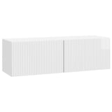 vidaXL Wandmontage TV-kast Zwart 59,5 x 41 x 30 cm Bewerkt hout