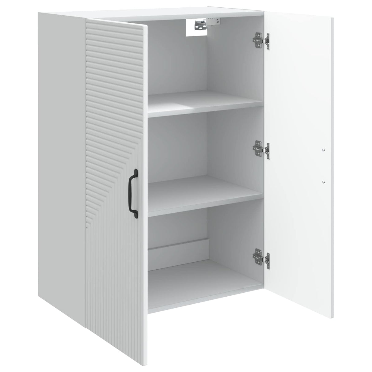 vidaXL Wandkast Wit 66 x 34,5 x 90 cm Bewerkt hout