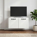 vidaXL Wall-Mounted TV Cabinet White 59.5x41x30 cm Engineered Wood