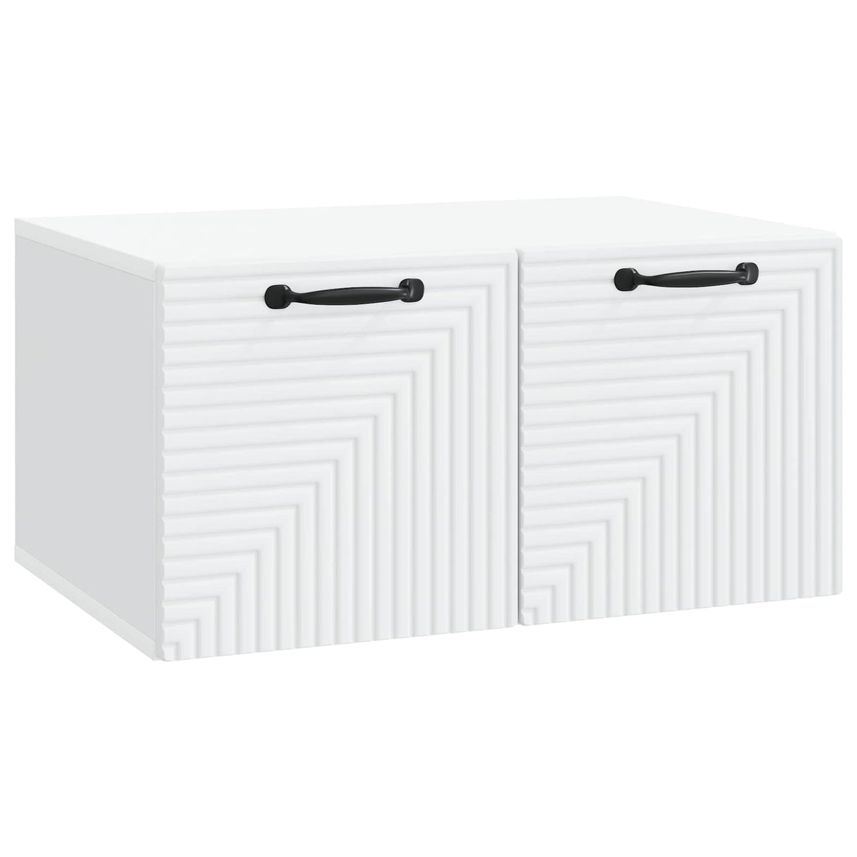 vidaXL Wall-Mounted TV Cabinet White 59.5x41x30 cm Engineered Wood