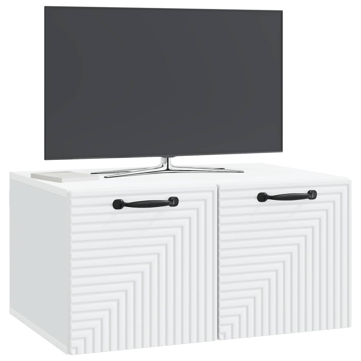 vidaXL Wall-Mounted TV Cabinet White 59.5x41x30 cm Engineered Wood
