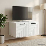 vidaXL Wall-Mounted TV Cabinet White 59.5x41x30 cm Engineered Wood