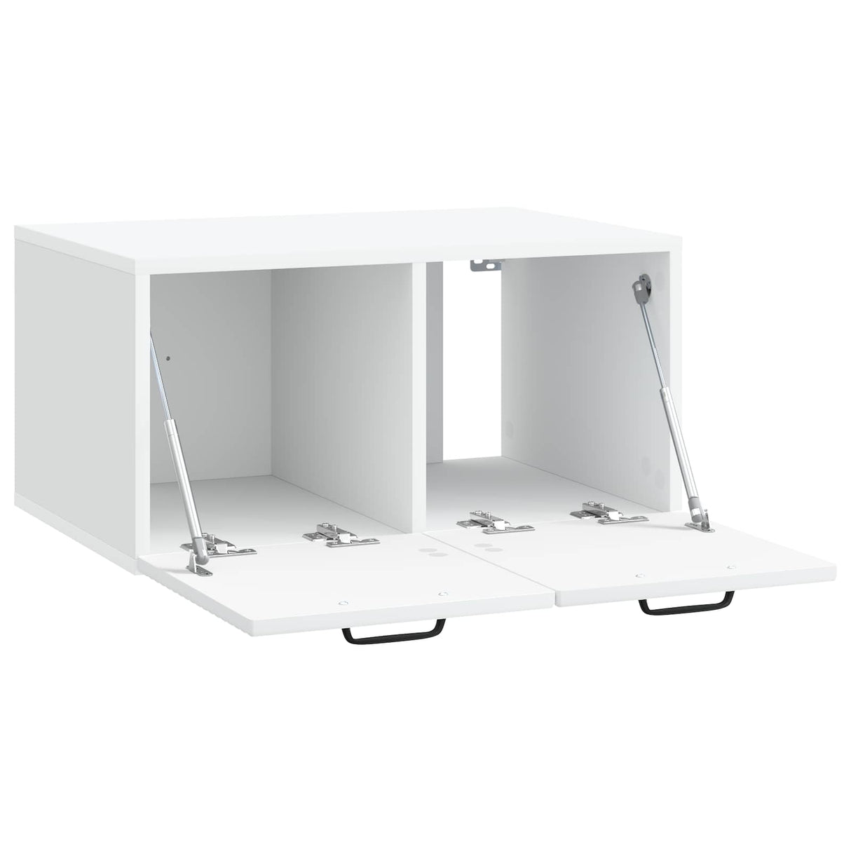 vidaXL Wall-Mounted TV Cabinet White 59.5x41x30 cm Engineered Wood