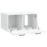 vidaXL Wall-Mounted TV Cabinet White 59.5x41x30 cm Engineered Wood