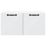 vidaXL Wall-Mounted TV Cabinet White 59.5x41x30 cm Engineered Wood