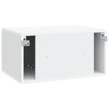 vidaXL Wall-Mounted TV Cabinet White 59.5x41x30 cm Engineered Wood