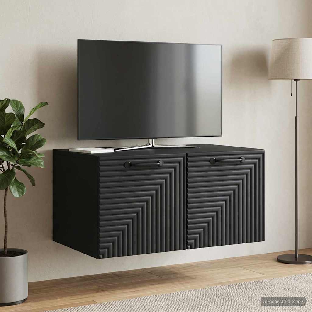 vidaXL Wall-Mounted TV Cabinet White 59.5x41x30 cm Engineered Wood
