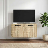 vidaXL Wall-Mounted TV Cabinet White 59.5x41x30 cm Engineered Wood