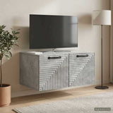 vidaXL Wall-Mounted TV Cabinet White 59.5x41x30 cm Engineered Wood
