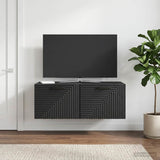 vidaXL Wall-Mounted TV Cabinet White 59.5x41x30 cm Engineered Wood