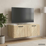 vidaXL Wall-Mounted TV Cabinet White 59.5x41x30 cm Engineered Wood
