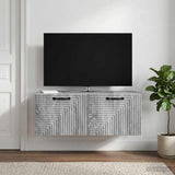 vidaXL Wall-Mounted TV Cabinet White 59.5x41x30 cm Engineered Wood