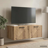 vidaXL Wall-Mounted TV Cabinet White 59.5x41x30 cm Engineered Wood