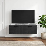 vidaXL Wall-Mounted TV Cabinet White 59.5x41x30 cm Engineered Wood