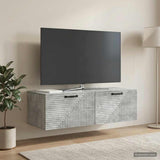 vidaXL Wall-Mounted TV Cabinet White 59.5x41x30 cm Engineered Wood