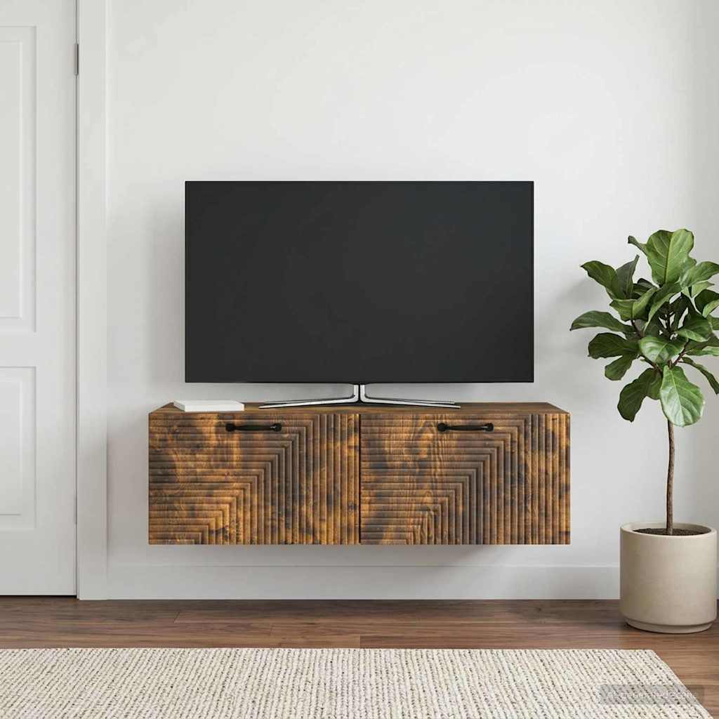 vidaXL Wall-Mounted TV Cabinet White 59.5x41x30 cm Engineered Wood