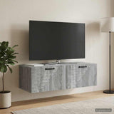 vidaXL Wall-Mounted TV Cabinet White 59.5x41x30 cm Engineered Wood
