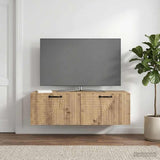 vidaXL Wall-Mounted TV Cabinet White 59.5x41x30 cm Engineered Wood
