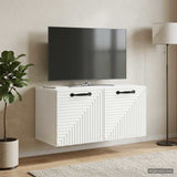 vidaXL Wall-Mounted TV Cabinet White 59.5x41x30 cm Engineered Wood
