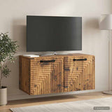 vidaXL Wall-Mounted TV Cabinet White 59.5x41x30 cm Engineered Wood