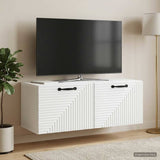 vidaXL Wall-Mounted TV Cabinet White 59.5x41x30 cm Engineered Wood