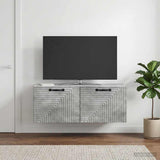 vidaXL Wall-Mounted TV Cabinet White 59.5x41x30 cm Engineered Wood