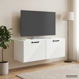 vidaXL Wall-Mounted TV Cabinet White 59.5x41x30 cm Engineered Wood