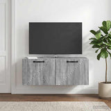 vidaXL Wall-Mounted TV Cabinet White 59.5x41x30 cm Engineered Wood