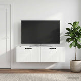 vidaXL Wall-Mounted TV Cabinet White 59.5x41x30 cm Engineered Wood