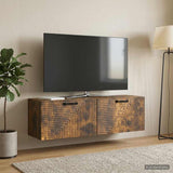 vidaXL Wall-Mounted TV Cabinet White 59.5x41x30 cm Engineered Wood