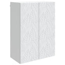 vidaXL Wall Cabinet White 66 x 34.5 x 90 cm Engineered Wood