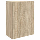 vidaXL Wall Cabinet White 66 x 34.5 x 90 cm Engineered Wood