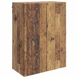 vidaXL Wall Cabinet White 66 x 34.5 x 90 cm Engineered Wood