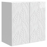 vidaXL Wall Cabinet White 66 x 34.5 x 90 cm Engineered Wood