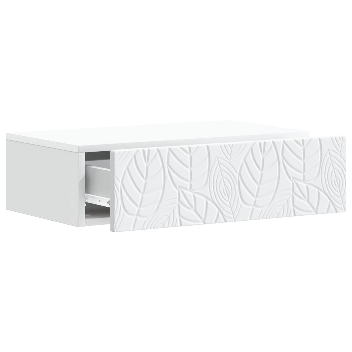 vidaXL Wall-Mounted Side Table White 59 x 34.5 x 17 cm Engineered Wood
