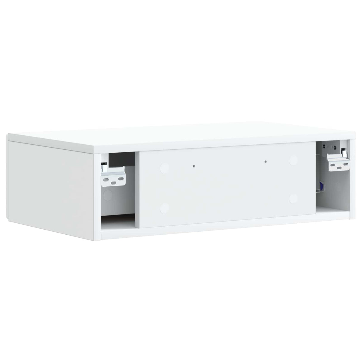 vidaXL Wall-Mounted Side Table White 59 x 34.5 x 17 cm Engineered Wood