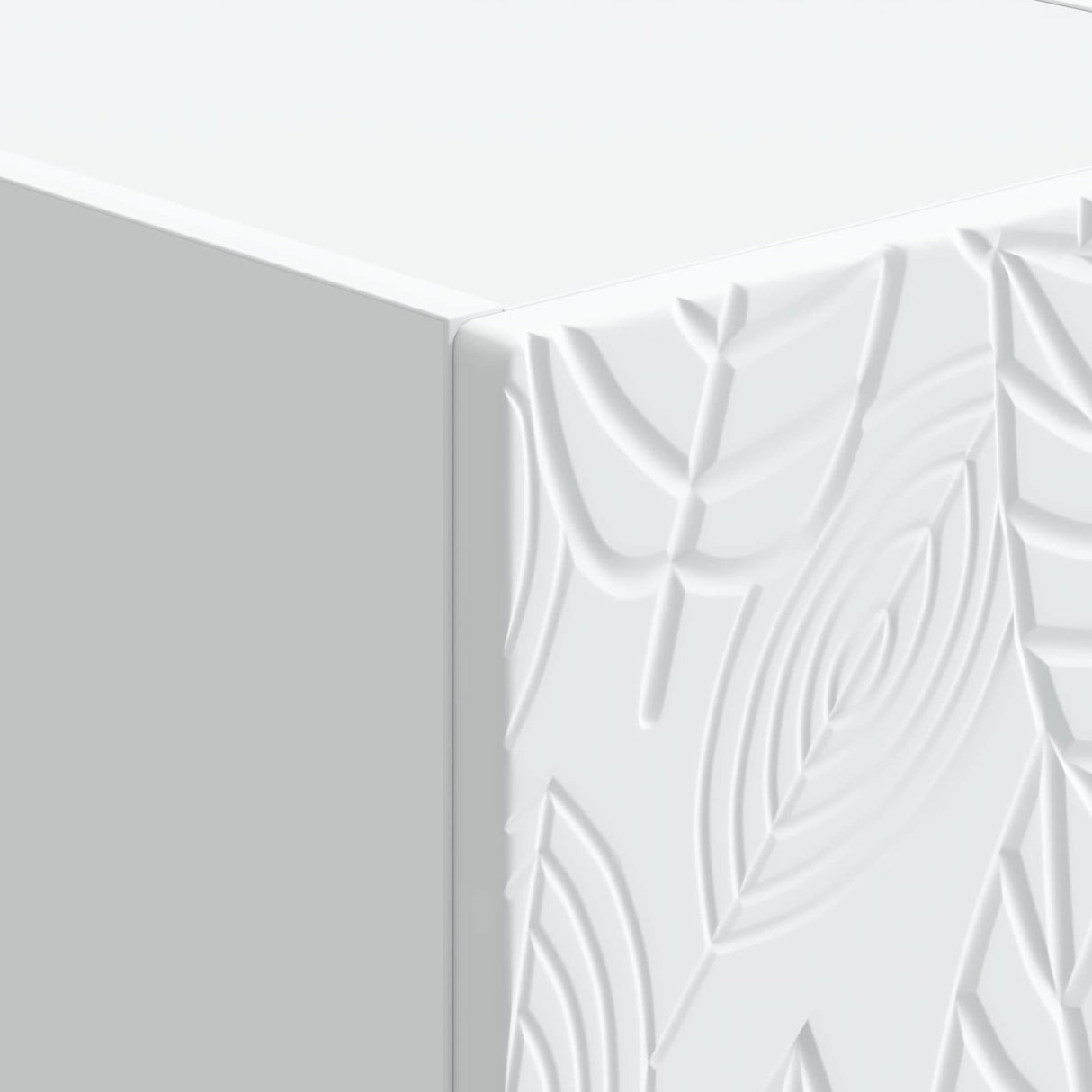 vidaXL Wall-Mounted Side Table White 59 x 34.5 x 17 cm Engineered Wood