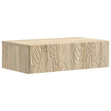 vidaXL Wall-Mounted Side Table White 59 x 34.5 x 17 cm Engineered Wood