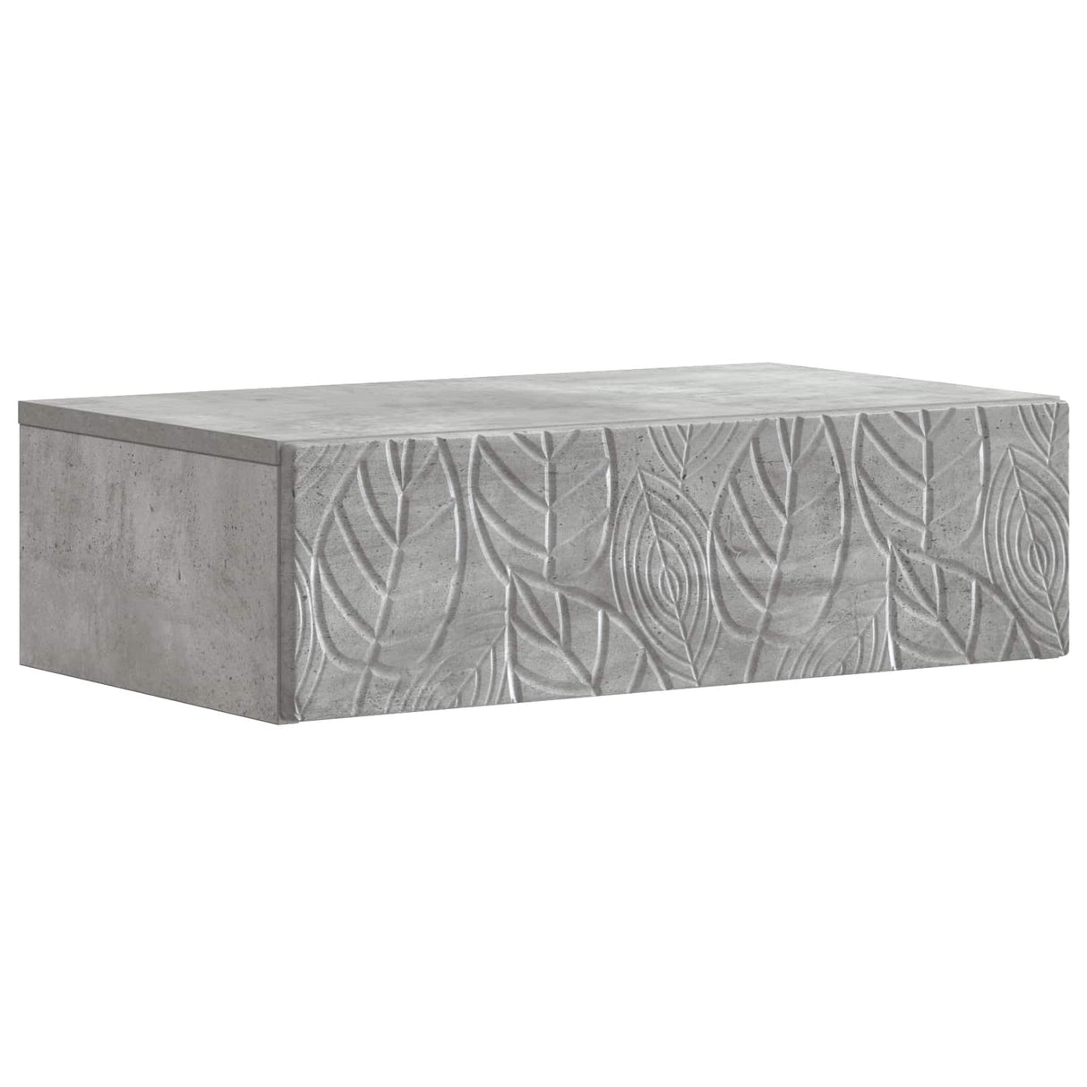 vidaXL Wall-Mounted Side Table White 59 x 34.5 x 17 cm Engineered Wood