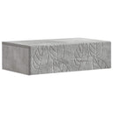 vidaXL Wall-Mounted Side Table White 59 x 34.5 x 17 cm Engineered Wood