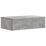 vidaXL Wall-Mounted Side Table White 59 x 34.5 x 17 cm Engineered Wood