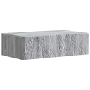 vidaXL Wall-Mounted Side Table White 59 x 34.5 x 17 cm Engineered Wood